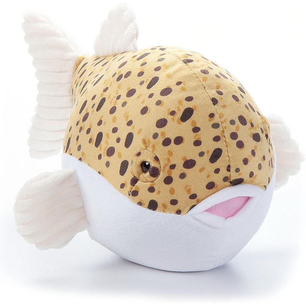 image:imageThe Petting Zoo Puffer Fish Stuffed Animal Plushie Gifts for Kids Wild Onez Sealife Animals Puffer Fish Plush Toy 10 inches