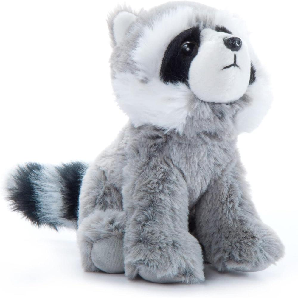 image:imageThe Petting Zoo Raccoon Stuffed Animal Plushie Gifts for Kids Wild Onez Babiez Zoo Animals Raccoon Plush Toy 6 inches
