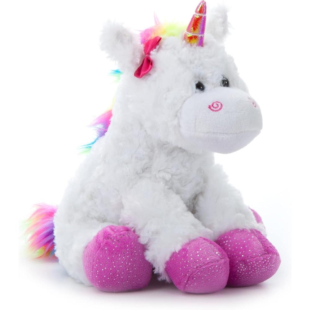 image:imageThe Petting Zoo Rainbow Unicorn Stuffed Animal Unicorn Gifts for Girls Plush Toy 11 inches