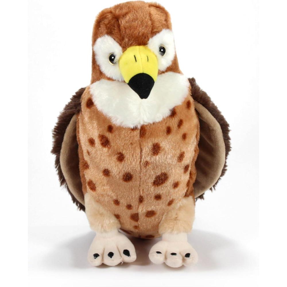 image:imageThe Petting Zoo Red Tailed Hawk Stuffed Animal Plushie Gifts for Kids Wild Onez Zoo Animals Hawk Plush Toy 12 inches