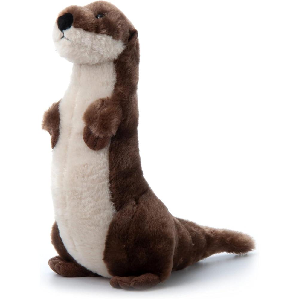 image:imageThe Petting Zoo River Otter Stuffed Animal Standing Gifts for Kids Wild Onez Zoo Animals River Otter Plush Toy Standing 14 inches