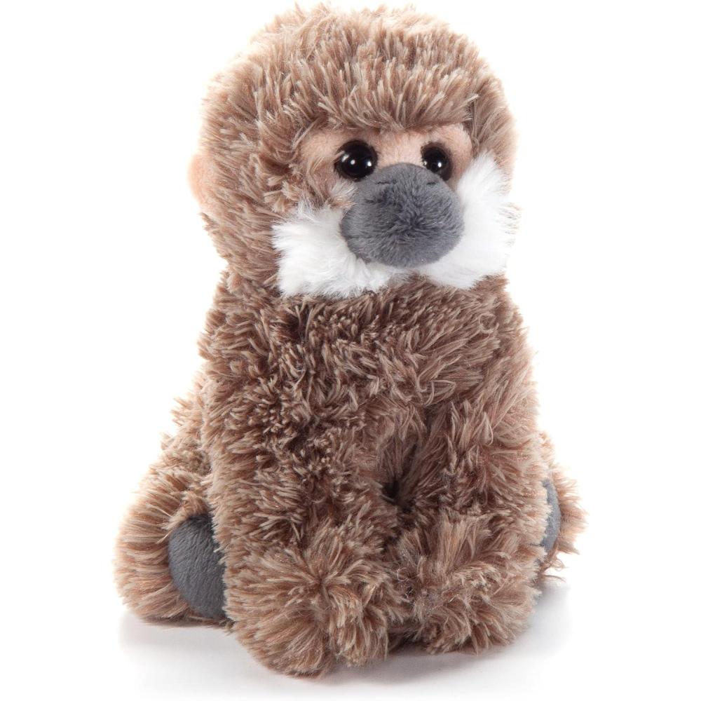 image:imageThe Petting Zoo Squirrel Monkey Stuffed Animal Plushie Gifts for Kids Wild Onez Babiez Wildlife Animals Monkey Plush Toy 6 inches