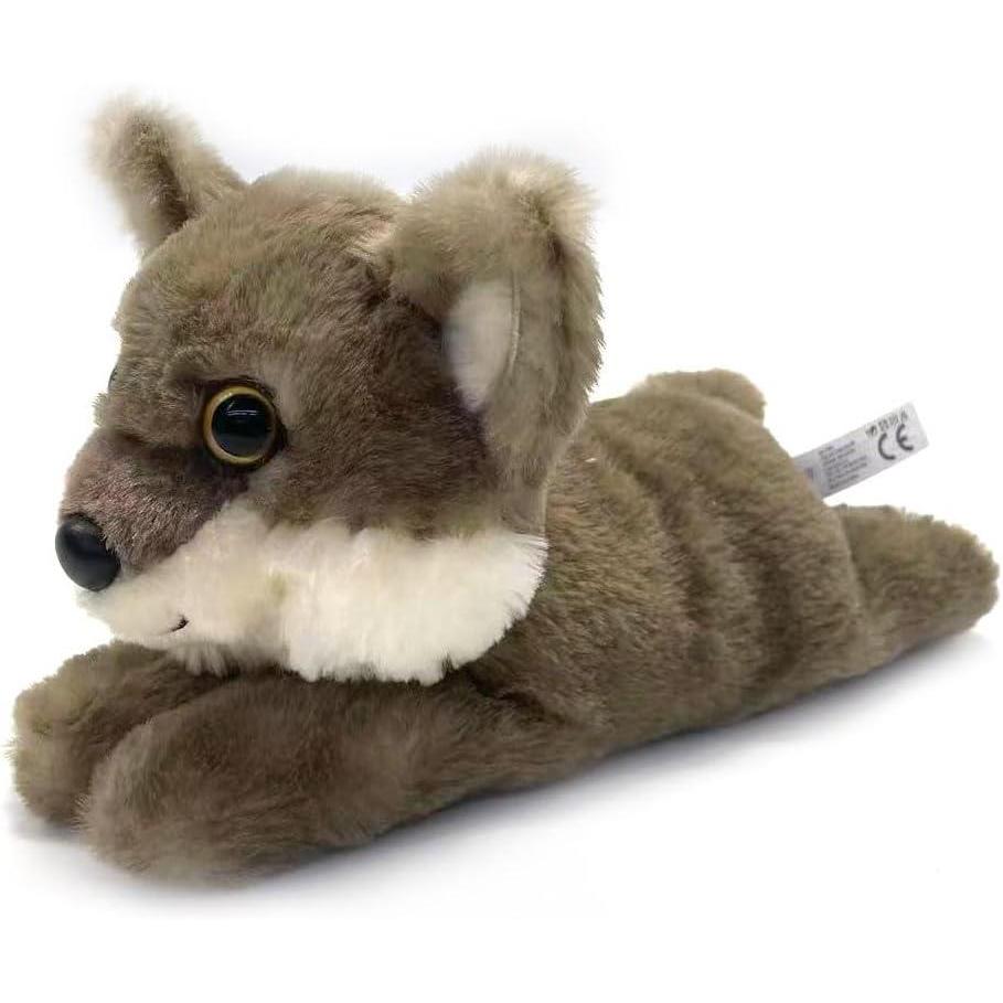 image:imageThe Petting Zoo Timber Wolf Stuffed Animal Plushie Slap Bracelet Gifts for Kids Slapstix Wildlife Animals Wolf Plush Toy 10 inches