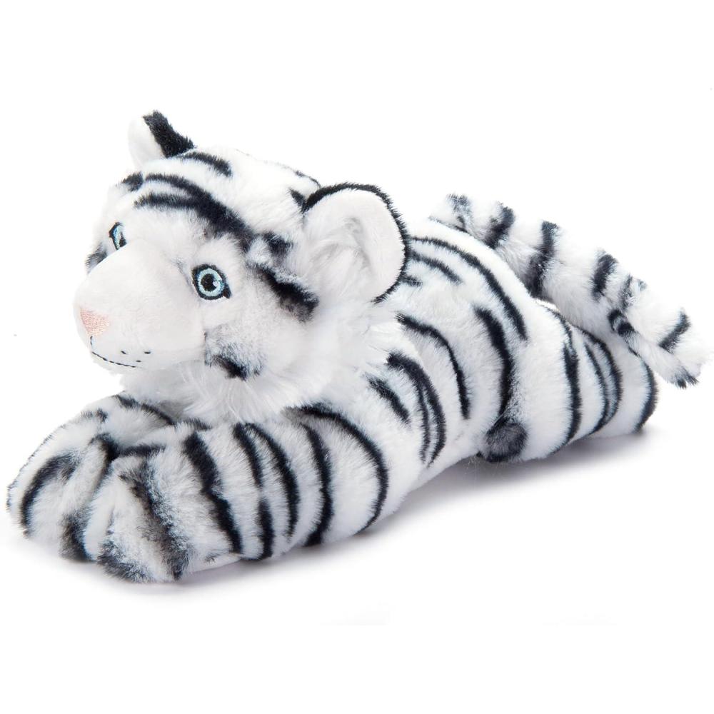 image:imageThe Petting Zoo White Tiger Stuffed Animal Plushie Gifts for Kids Earth Keeperz Wildlife Animals Zoologee White Tiger Plush Toy 10 inches
