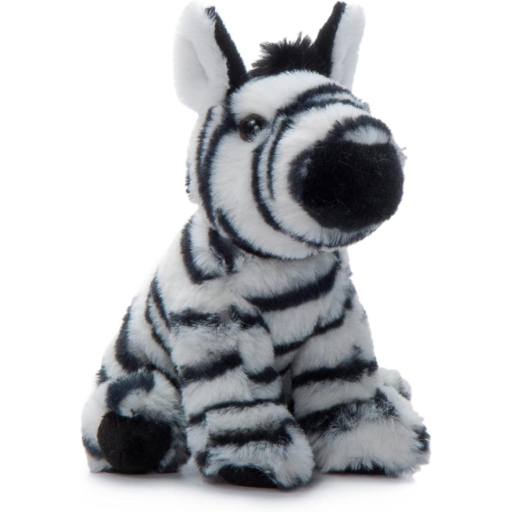 image:imageThe Petting Zoo Zebra Stuffed Animal Plushie Gifts for Kids Wild Onez Babiez Zoo Animals Zebra Plush Toy 6 inches