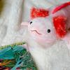The Petting Zoo Axolotl Stuffed Animal Plushie, Gifts for Kids, Wild Onez Sealife Animals, Salamander Axolotl Plush Toy 14 inches