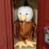 The Petting Zoo Bald Eagle Stuffed Animal Plushie Backpack, Gifts for Kids, Wildlife Animal Toy, Brown Bald Eagle Plush Toy Book Bag, 20 inches