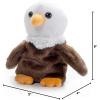 The Petting Zoo Bald Eagle Stuffed Animal Plushie, Gifts for Kids, Nuggetz Wildlife Animals, Eagle Plush Toy, 6 inches