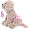 The Petting Zoo Ballerina Scruffy Dog Stuffed Animal, Gifts for Kids, Caramel Brown Dog Plush Toy 10 Inches