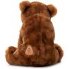The Petting Zoo Bear Stuffed Animal, Gifts for Kids, Wild Onez Zoo Animals, Brown Bear Plush Toy 12 inches
