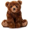 The Petting Zoo Bear Stuffed Animal, Gifts for Kids, Wild Onez Zoo Animals, Brown Bear Plush Toy 12 inches