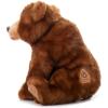 The Petting Zoo Bear Stuffed Animal, Gifts for Kids, Wild Onez Zoo Animals, Brown Bear Plush Toy 12 inches
