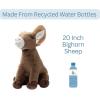 The Petting Zoo Big Horn Sheep Stuffed Animal Plushie, Gifts for Kids, Wild Onez Wildlife Animals, Jumbo Big Horn Sheep Plush Toy 20 inches
