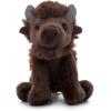 The Petting Zoo Bison Stuffed Animal Plushie, Gifts for Kids, Wild Onez Babiez Zoo Animals, Bison Plush Toy 6 inches(6 in)