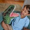 The Petting Zoo Dinosaur T-Rex Stuffed Animal Plushie, Gifts for Kids, Puppetz Animals, Green T-Rex Plush Toy 12 Inches