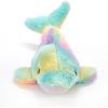 The Petting Zoo Dolphin Stuffed Animal Plushie, Ombrez Animals, Rainbow Dolphin Plush Toy 14 inches