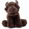 The Petting Zoo Floppy Bison Stuffed Animal Plushie, Gifts for Kids, Wild Onez Wildlife Animals, Bison Plush Toy 9 inches(8 inch)
