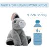 The Petting Zoo Floppy Donkey Stuffed Animal Plushie, Gifts for Kids, Wild Onez Wildlife Animals, Donkey Plush Toy 9 Inches