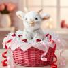 The Petting Zoo Goat Stuffed Animal Plushie, Gifts for Kids, Wild Onez Babiez Farm Animals, Goat Plush Toy 6 inches(6 in)