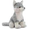 The Petting Zoo Grey Wolf Stuffed Animal, Gifts for Kids, Wild Onez Zoo Animals, Jumbo Grey Wolf Plush Toy 20 inches