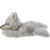 The Petting Zoo Grey Wolf Stuffed Animal Plushie, Gifts for Kids, Earth Keeperz Wildlife Animals, Zoologee Grey Wolf Plush Toy, 10 inches