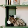 The Petting Zoo Grey Wolf Stuffed Animal Plushie, Gifts for Kids, Scoopz Wildlife Animals, Wolf Plush Toy, 8 inches(Donkey)