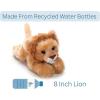 The Petting Zoo Grey Wolf Stuffed Animal Plushie, Gifts for Kids, Scoopz Wildlife Animals, Wolf Plush Toy, 8 inches(Lion)