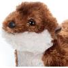 The Petting Zoo Grey Wolf Stuffed Animal Plushie, Gifts for Kids, Scoopz Wildlife Animals, Wolf Plush Toy, 8 inches(River Otter)