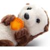 The Petting Zoo Grey Wolf Stuffed Animal Plushie, Gifts for Kids, Scoopz Wildlife Animals, Wolf Plush Toy, 8 inches(Sea Otter)