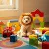 The Petting Zoo Lion Stuffed Animal Plushie, Gifts for Kids, Wild Onez Babiez Zoo Animals, Lion Plush Toy 6 inches