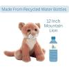 The Petting Zoo Mountain Lion Stuffed Animal, Gifts for Kids, Wild Onez Zoo Animals, Mountain Lion Plush Toy Sitting 12 inches