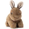 The Petting Zoo Rabbit Stuffed Animal Plushie, Gifts for Kids, Wild Onez Babiez Wildlife Animals, Brown Bunny Plush Toy 6 inches