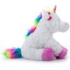 The Petting Zoo Rainbow Unicorn Stuffed Animal, Unicorn Gifts for Girls, Plush Toy 11 inches