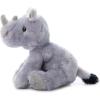 The Petting Zoo Rhino Stuffed Animal, Gifts for Kids, Wild Onez Zoo Animals, Rhino Plush Toy 9 inches