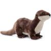 The Petting Zoo River Otter Stuffed Animal, Gifts for Kids, Wild Onez Zoo Animals, Running Plush Toy 18 Inches