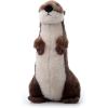 The Petting Zoo River Otter Stuffed Animal Standing, Gifts for Kids, Wild Onez Zoo Animals, River Otter Plush Toy Standing 14 inches