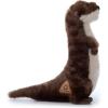 The Petting Zoo River Otter Stuffed Animal Standing, Gifts for Kids, Wild Onez Zoo Animals, River Otter Plush Toy Standing 14 inches