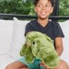The Petting Zoo Seahorse Stuffed Animal Plushie, Gifts for Kids, Scoopz Sealife Animals, Seahorse Plush Toy, 8 inches(Alligator)