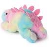 The Petting Zoo Seahorse Stuffed Animal Plushie, Gifts for Kids, Scoopz Sealife Animals, Seahorse Plush Toy, 8 inches(Dino Stegosaurus)