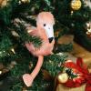 The Petting Zoo Seahorse Stuffed Animal Plushie, Gifts for Kids, Scoopz Sealife Animals, Seahorse Plush Toy, 8 inches(Flamingo)