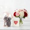 The Petting Zoo Squirrel Stuffed Animal Plushie, Gifts for Kids, Wild Onez Babiez Wildlife Animals, Squirrel Plush Toy 6 inches
