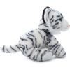 The Petting Zoo Tiger Stuffed Animal, Gifts for Kids, Wild Onez Zoo Animals, White Tiger Plush Toy 9 inches