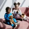The Petting Zoo Tiger Stuffed Animal Plushie, Gifts for Kids, Earth Keeperz Wildlife Animals, Zoologee Striped Tiger Plush Toy, 12 inches