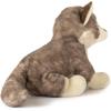 The Petting Zoo Timber Wolf Stuffed Animal Plushie, Gifts for Kids, Earth Keeperz Wildlife Animals, Zoologee Brown Timber Wolf Plush Toy, 12 inches