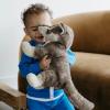 The Petting Zoo Timber Wolf Stuffed Animal Plushie, Gifts for Kids, Earth Keeperz Wildlife Animals, Zoologee Brown Timber Wolf Plush Toy, 12 inches