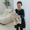 The Petting Zoo Wolf Stuffed Animal, Gifts for Kids, Wild Onez Zoo Animals, Grey Wolf Plush Toy 12 inches
