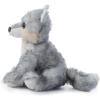 The Petting Zoo Wolf Stuffed Animal Plushie, Gifts for Kids, Wild Onez Babiez Wildlife Animals, Grey Wolf Plush Toy 6 inches(6 in)