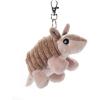 The Petting Zoo Armadillo Stuffed Animal Plushie, Gifts for Kids, Backpack Clips Animals, Armadillo Plush Toy, 6 inches