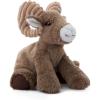 The Petting Zoo Big Horn Sheep Stuffed Animal Plushie, Gifts for Kids, Wild Onez Wildlife Animals, Sheep Plush Toy 9 inches(Small)