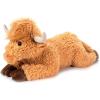The Petting Zoo Floppy Highland Cow Plushie Stuffed Animal, Gifts for Kids, Wild Onez Wildlife Animals, Blonde Cow Plush Toy, 24 inches